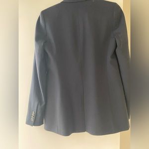 Club Monaco Italian topical wool navy blazer.